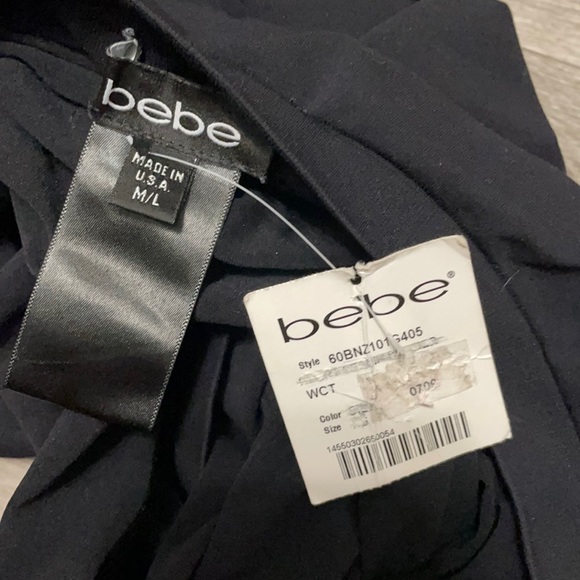 Bebe tube mini black dress with bra size medium - Picture 7 of 7